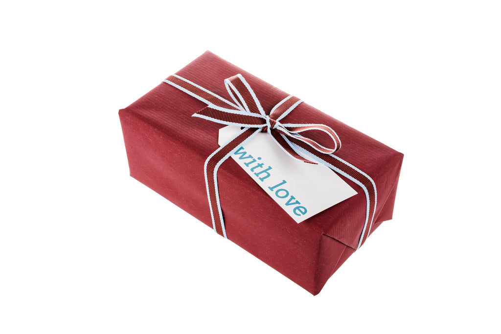 10m roll Recyclable  Rich Deep Burgundy Giftwrap