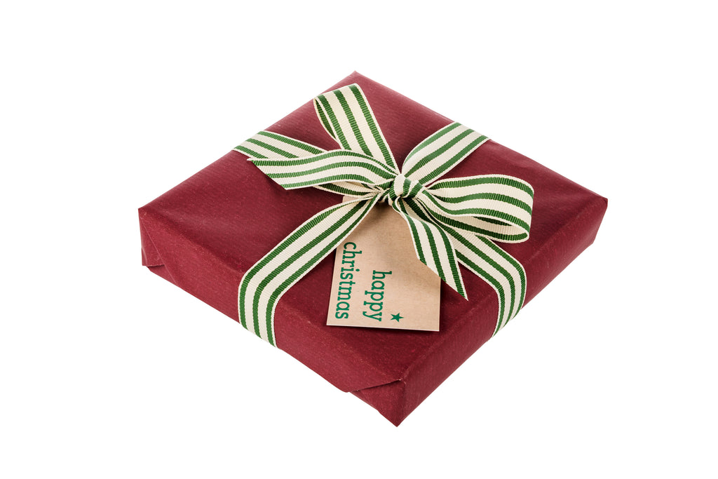 10m roll Recyclable  Rich Deep Burgundy Giftwrap