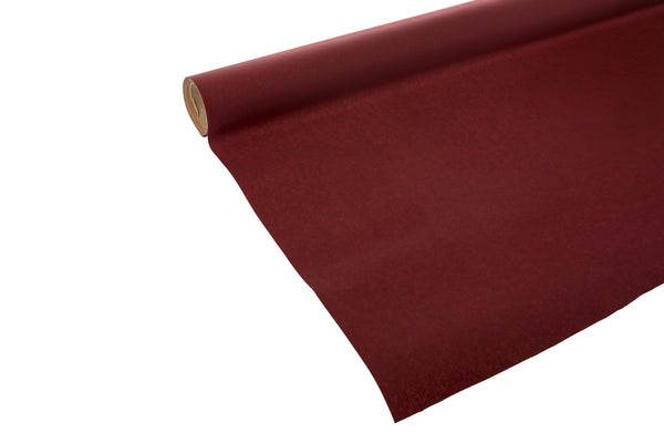 10m roll Recyclable  Rich Deep Burgundy Giftwrap