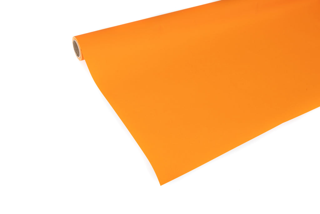 10m roll Bright Orange Recyclable Kraft Paper