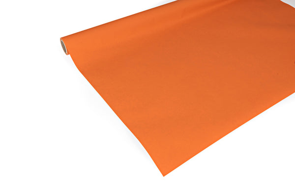 10m roll Orange Recyclable Kraft Paper